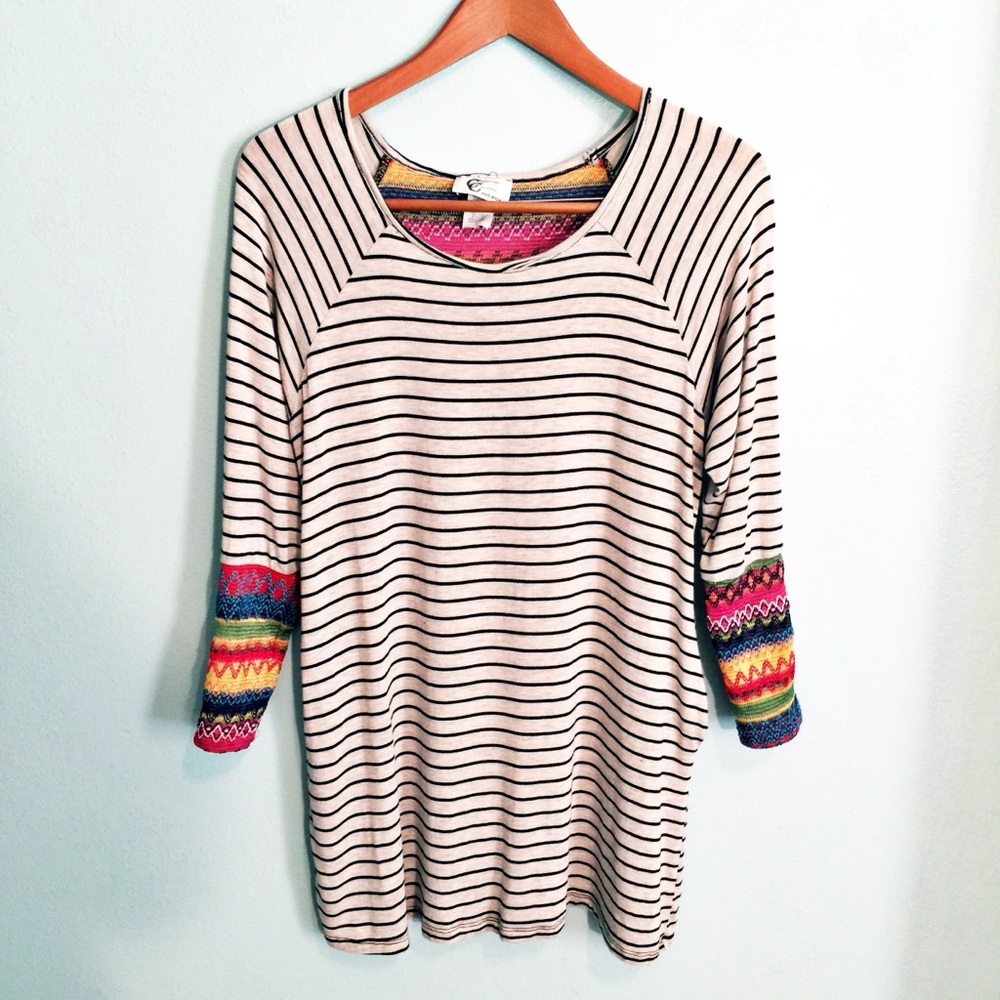 Long sleeve top with pockets